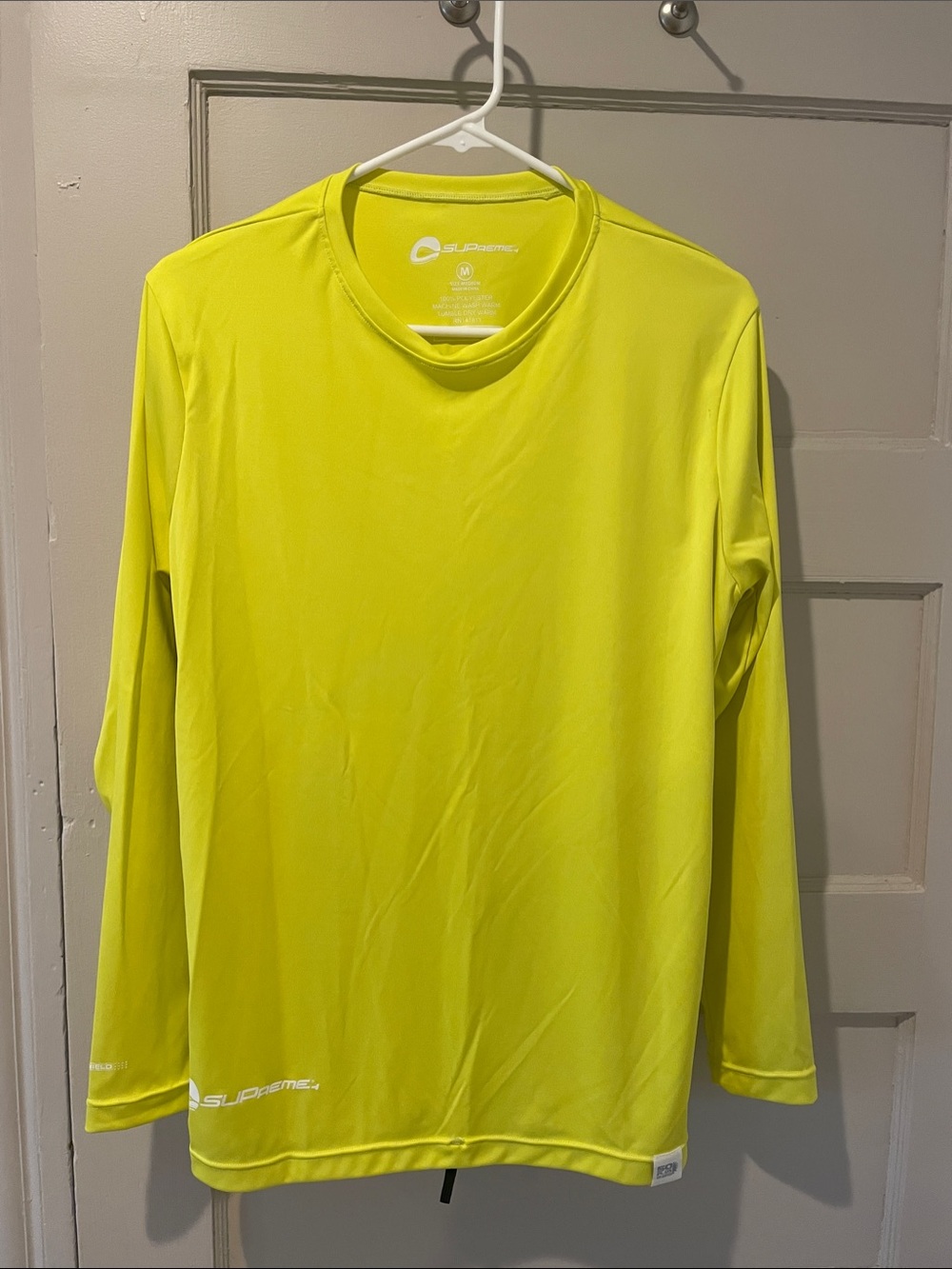 Long Sleeve Performance UV Protection Shirt - Neon Yellow